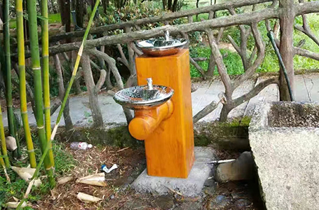 应用场景-双盘户外饮水台