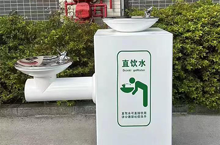 应用场景-户外公共饮水台步行街