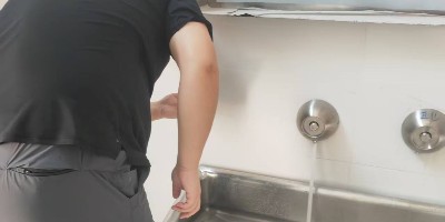 监狱专用 304 不锈钢防悬挂水龙头，安全防破坏设计