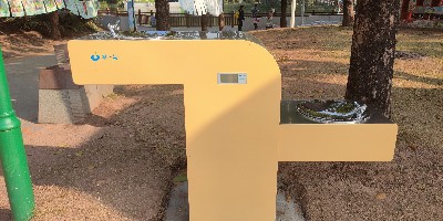 公园景点户外直饮水机热水供应：这个冬天有点暖