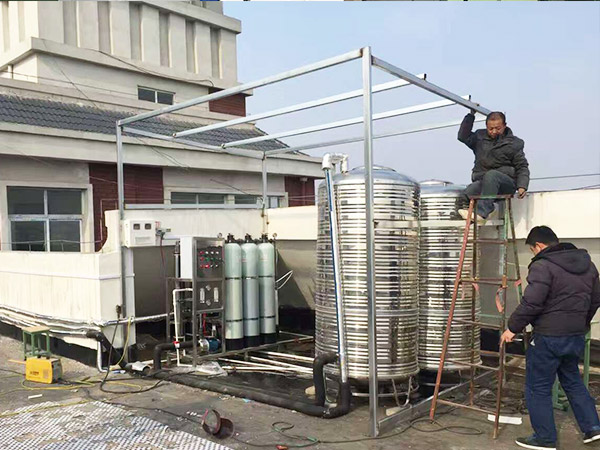 深圳圣蓝-纯净水设备安装现场