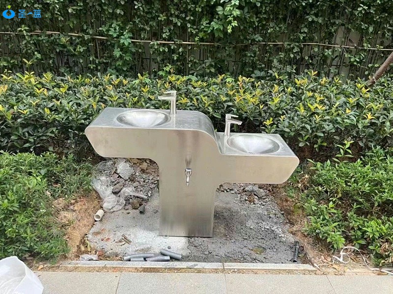 景区户外不锈钢洗手池